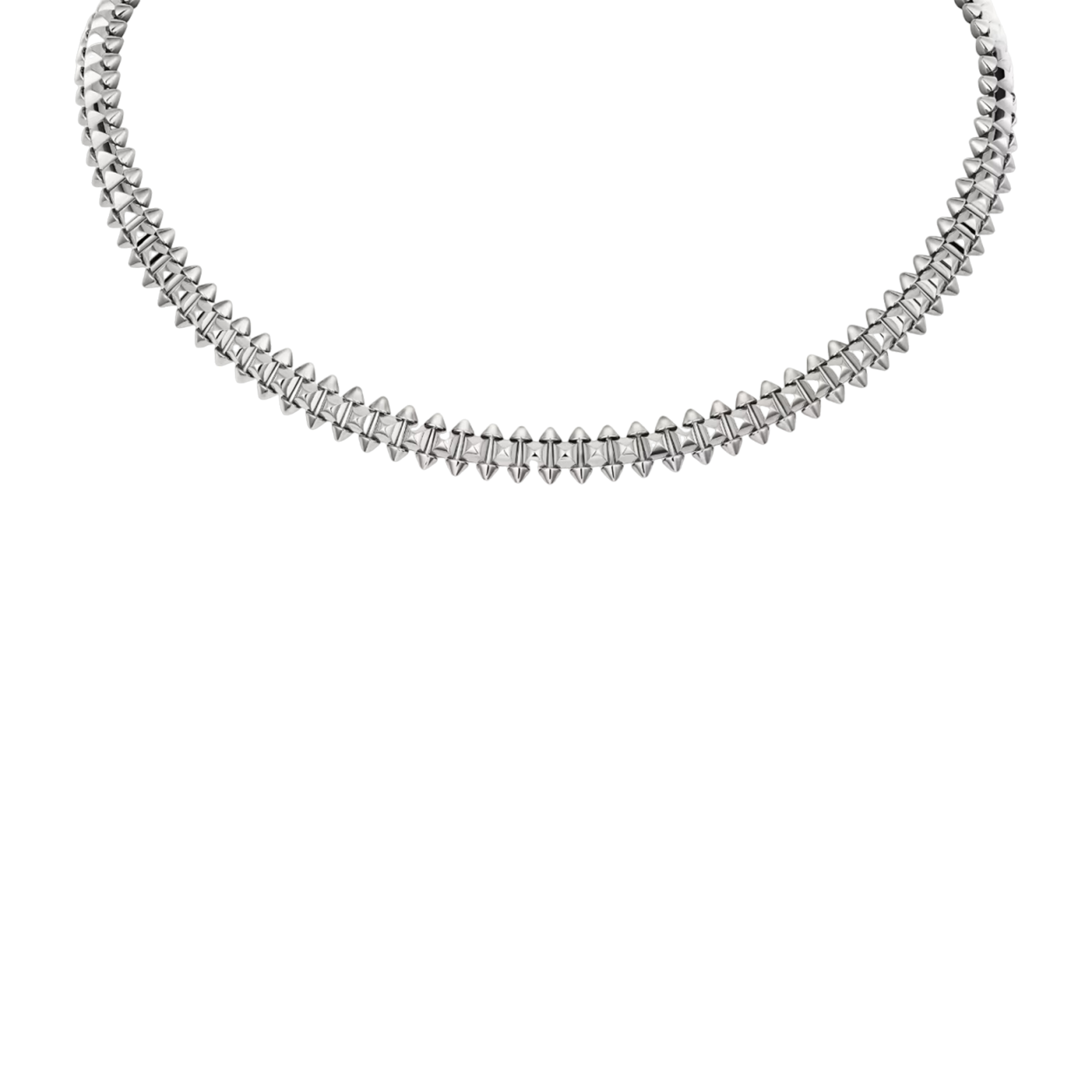 Ca*t1er clash de necklace medium size 18k white gold n7424408